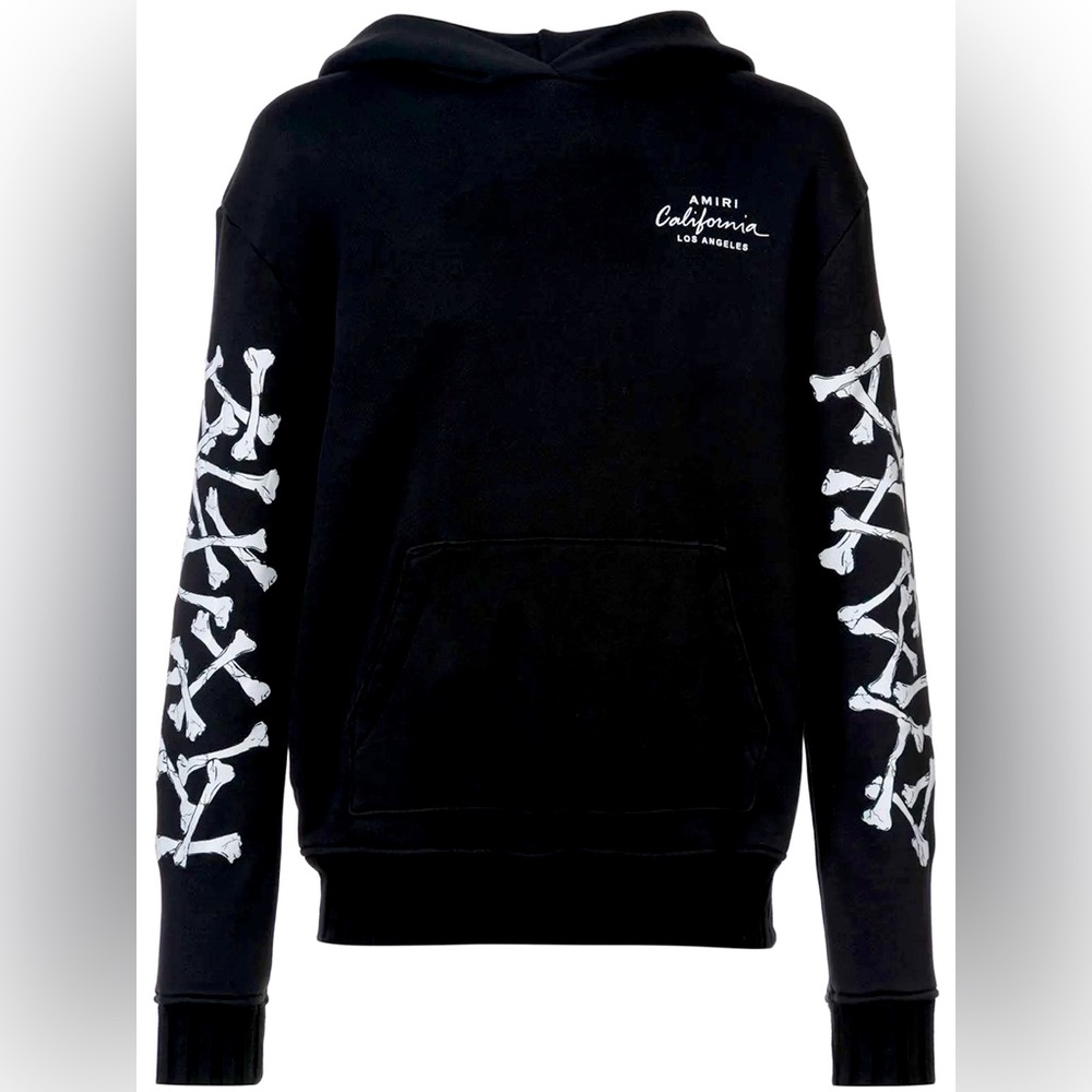 AMIRI Unisex Bones Pullover Hoodie size XS